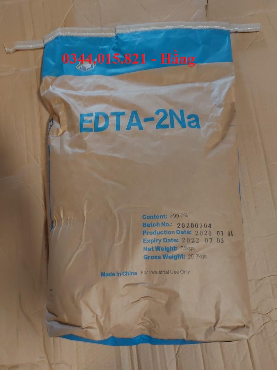 Edta 2 muối, Edta 2Na Trung Quốc khử phèn, kim loại nặng ao nuôi